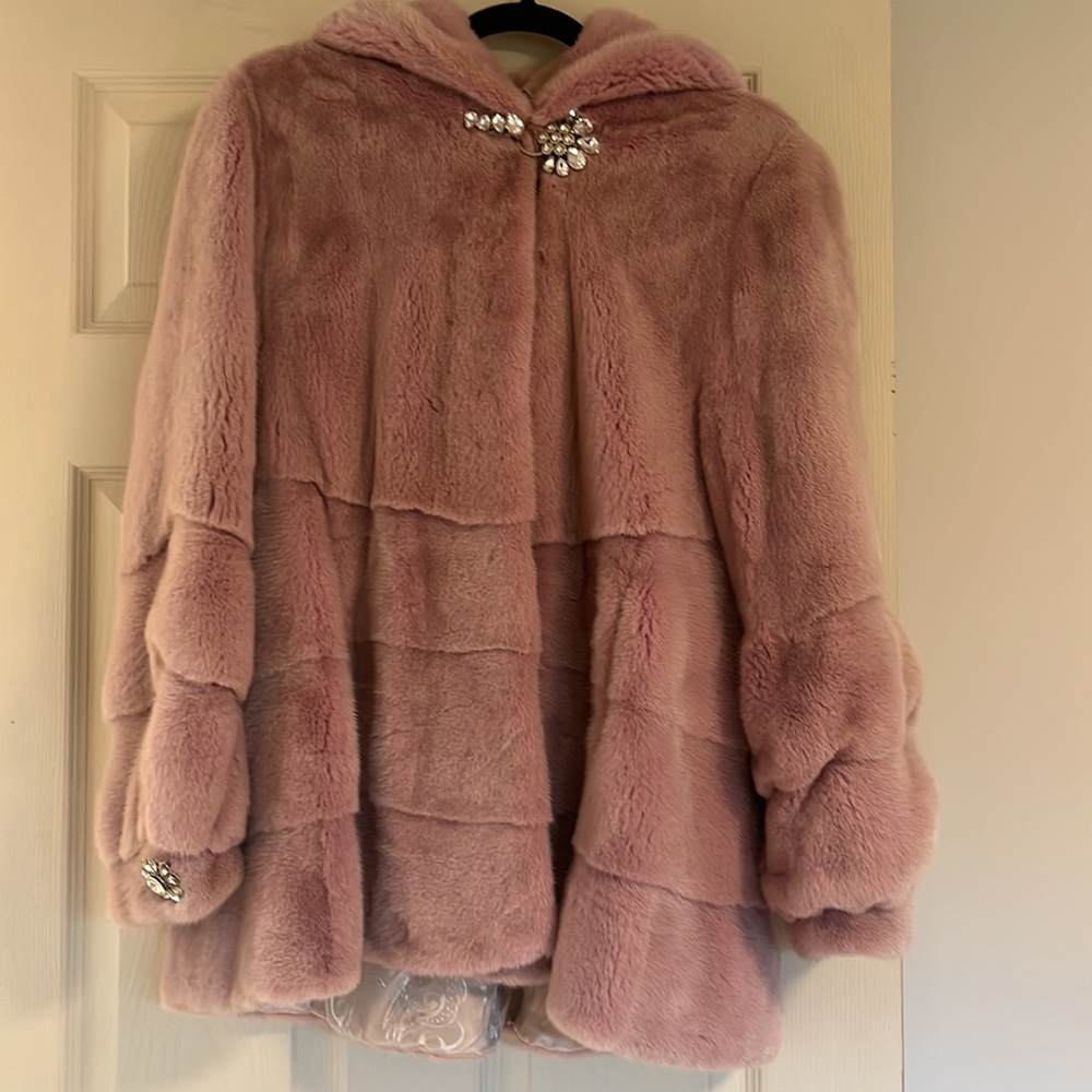 luxury high quality Real female Mink coat